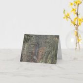 Carte cascade (Fleur jaune)