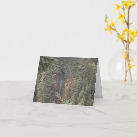 Carte cascade (Fleur jaune)