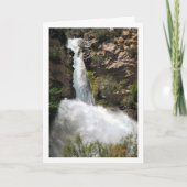 Carte Cascade à Domeño Viejo, Valence, Espagne (Devant)