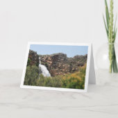 Carte Cascade à Domeño Viejo, Valence, Espagne (Devant)