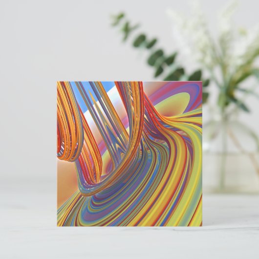 Carte Cascade de couleur (Debout devant)