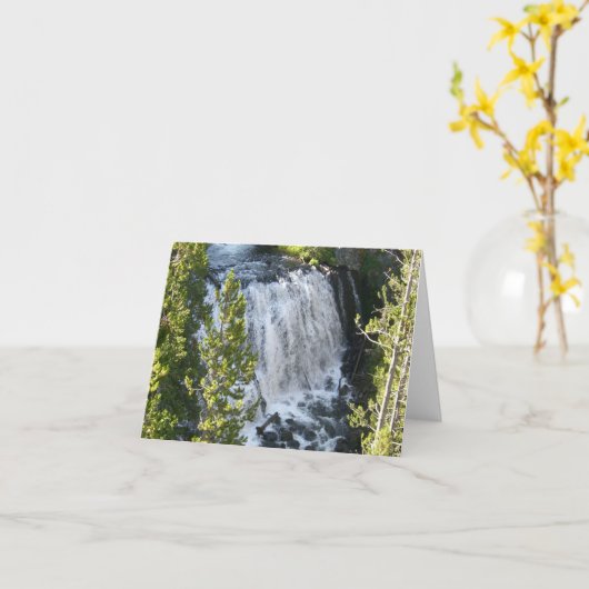 Carte Cascade de Yellowstone (Fleur jaune)