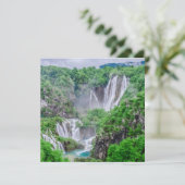 Carte Cascade des lacs Plitvice (Debout devant)