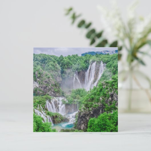 Carte Cascade des lacs Plitvice (Debout devant)