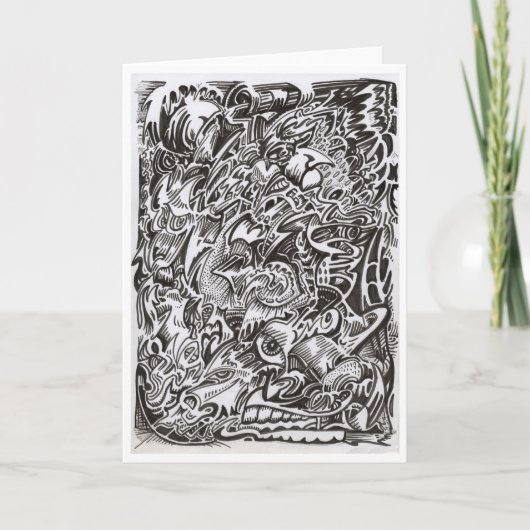 Carte Cascade d'esprit dessin (Devant)