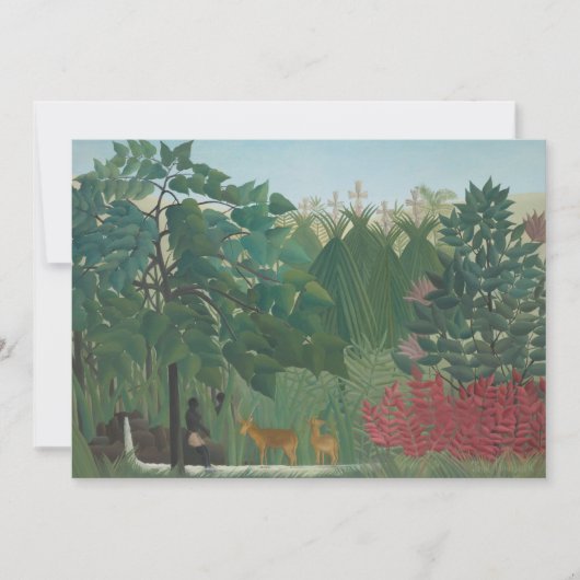 Carte Cascade d'Henri Rousseau, Art Vintage (Devant)