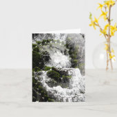 Carte Cascade d'hiver...... (Fleur jaune)