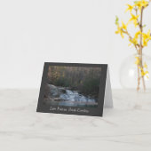 Carte Cascade du lac Keowee (titre) (Fleur jaune)