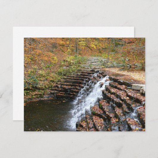 Carte Cascade du parc d'état Laurel Hill State Park II (Devant / Derrière)