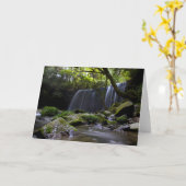 Carte Cascade étonnante (Fleur jaune)