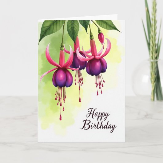 Carte Cascade Florale Douce (Devant)