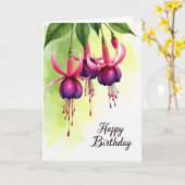 Carte Cascade Florale Douce (Fleur jaune)
