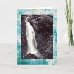 Carte Cascade Greeting Card