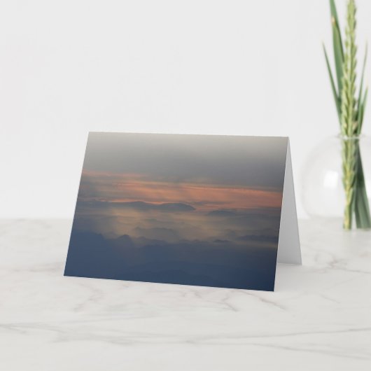 Carte Cascade Mountains at Sunset - Art Cadre (Devant)