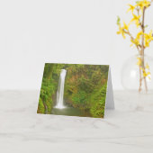 CARTE "CASCADE" (PHOTOGRAPHIE) (Fleur jaune)