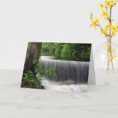 Carte Cascade tranquille (Fleur jaune)