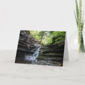 Carte Cascade - Votre message à l'intérieur (Devant)