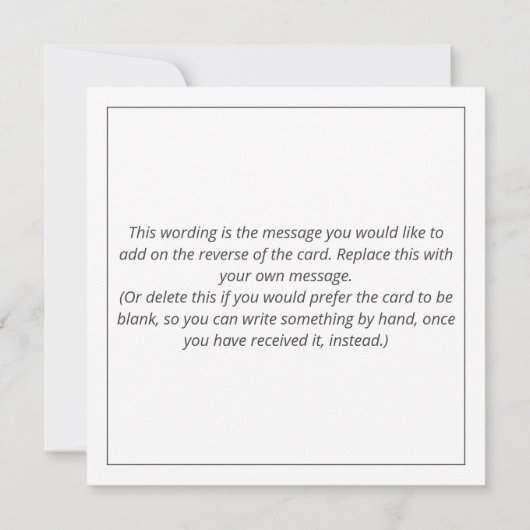 Carte Cash Machine Dit - "S'Il Vous Plaît Prod Gentiment (Dos)