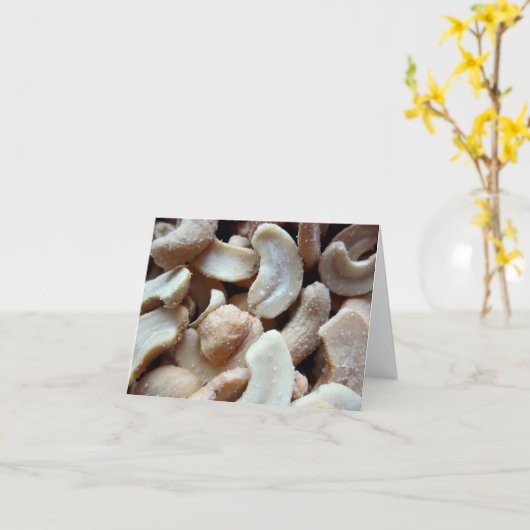 Carte Cashew nuts (Fleur jaune)
