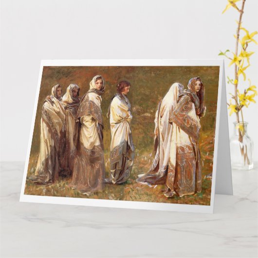 Carte Cashmere, John Sargent 1908 (Fleur jaune)