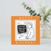 Carte Cashpoint ATM et client à Bank Cartoon (Debout devant)