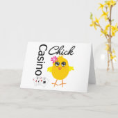 Carte Casino Chick (Fleur jaune)