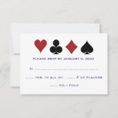 Carte Casino Convient Marine Bleu Blanc Mariage RS (Devant)