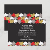 Carte Casino du Fiançailles Merci Mariage Las Vega (Devant / Derrière)