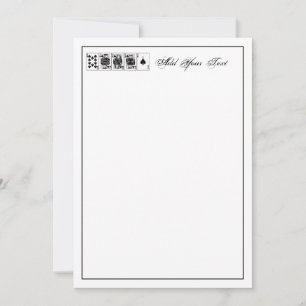 Carte Casino Night Poker Royal Straight Flush Spades