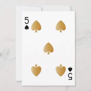 Carte Casino Party PlayCard 5