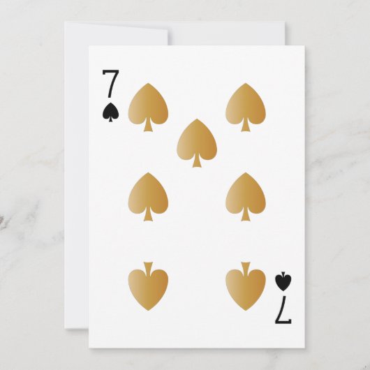 Carte Casino Party PlayCard 7 (Devant)