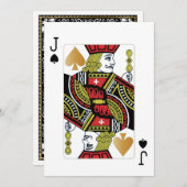 Carte Casino Party Playing Card 12 (Devant / Derrière)