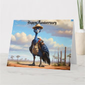 Carte Casoar australien dans la nature (Devant)