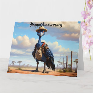 Carte Casoar australien dans la nature