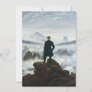 Carte Caspar David Friedrich - Wanderer au-dessus de la 