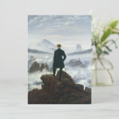 Carte Caspar David Friedrich - Wanderer au-dessus de la  (Debout devant)
