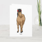 Carte Casque Audio Cheval Musique (Dos)