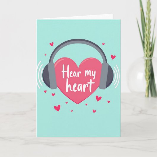 Carte Casque Audio du Cœur (Devant)