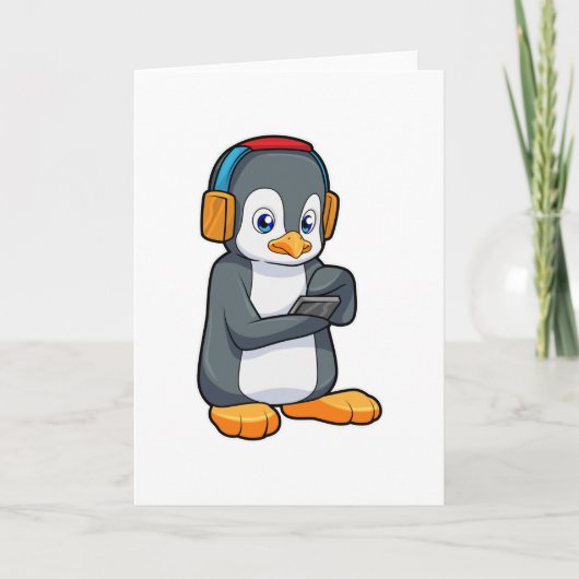 Carte Casque audio Penguin Music (Devant)