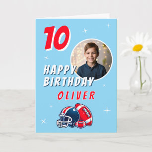 Carte Casque de ballon de football Dessin animé Photo An