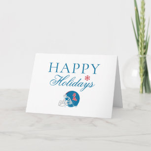 Carte Casque de football Ole Miss   Bleu clair