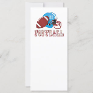 Carte Casque et balle de football