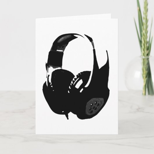 Carte Casque Pop Art (Devant)