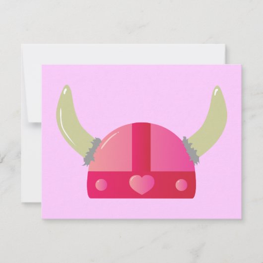 Carte Casque Viking Love (Devant)