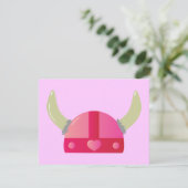 Carte Casque Viking Love (Debout devant)