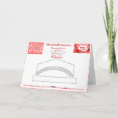 Carte Casquette blanc de 2e année Red Graduate Class 202 (Dos)