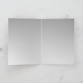 Carte Casquette bleue en argent - Félicitations (Intérieur)