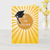 Carte casquette de 8e année sur Sun (Fleur jaune)