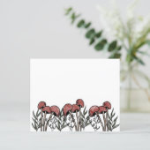 Carte Casquette de champignons rouges (Debout devant)