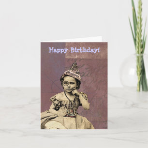 Carte Casquette de journal Gal Anniversaire